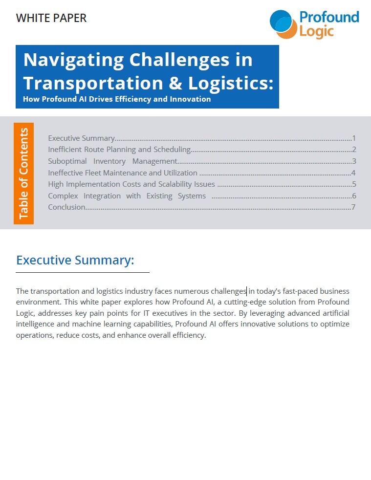 transportation white paper cover for ceos